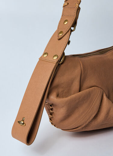 Vivienne Westwood Small Agnes Shoulder Bag Beige vvw0160009