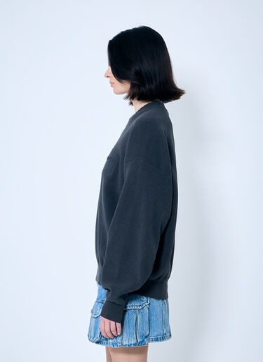 Alexander Wang Logo Embossed Sweater Grey awg0259005