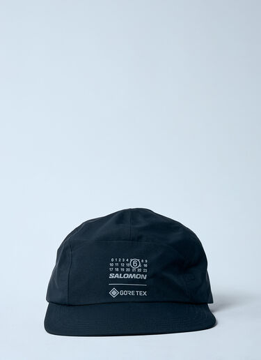 MM6 Maison Margiela x Salomon Logo Motif Baseball Cap Black mms0159009