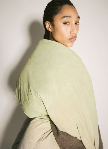 Moncler x Rick Owens Donut Down Shawl Green mcs0355002