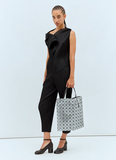 Bao Bao Issey Miyake Lucent Matte Tote Bag Silver bao0258001