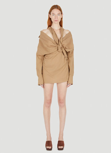 Jacquemus La Robe Agui 连衣裙 棕色 jac0250129