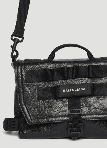 Balenciaga Army Messenger Small Crossbody Bag Black bal0148061