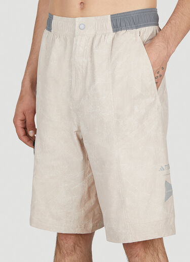 adidas Terrex x And Wander Logo Print Technical Shorts Beige ata0152002