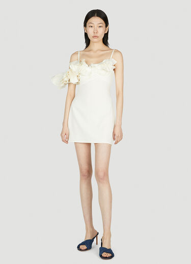 La Robe Duna Mini Dress Jacquemus La Robe Duna Mini Dress White jac0251050