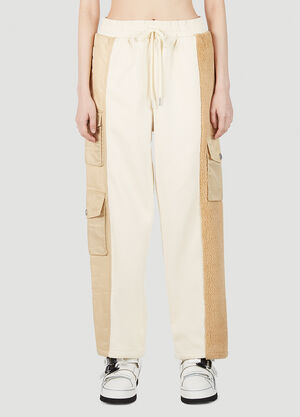 MM6 Maison Margiela Contrast Panel Track Pants Purple mmm0258003