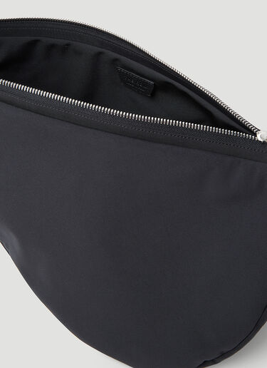 The Row Slouchy Banana Crossbody Bag Black row0154012