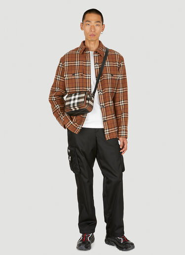 Burberry 모노그램 자수 티셔츠 화이트 bur0149027