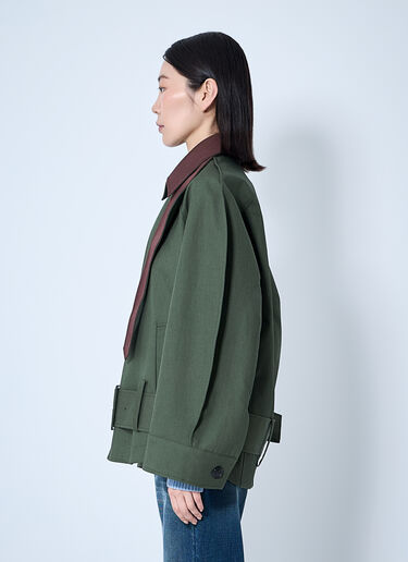 JW Anderson Rounded Blouson Jacket Olive jwa0260001