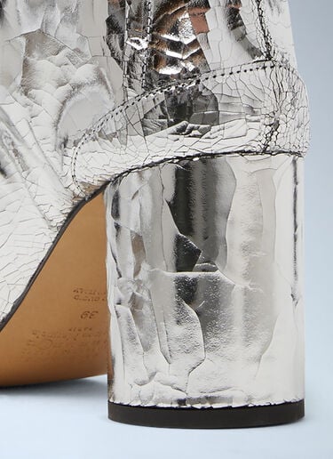Metallic Tabi H80 Boots Maison Margiela Metallic Tabi H80 Boots Silver mla0249017