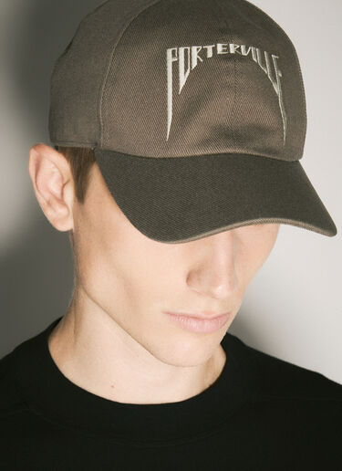 Rick Owens DRKSHDW Porterville Baseball Cap Grey drk0158022
