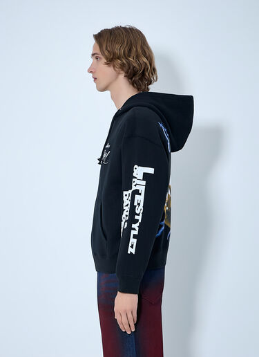 Awake NY The Big Picture Zip Hoodie Black awk0164003