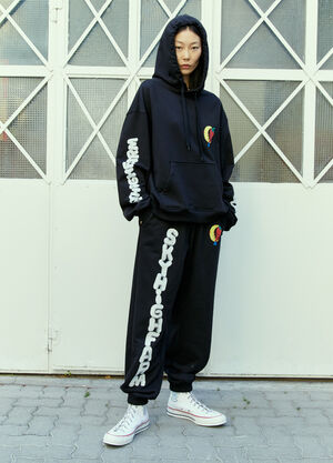 MM6 Maison Margiela Graphic Print Track Pants Purple mmm0258003