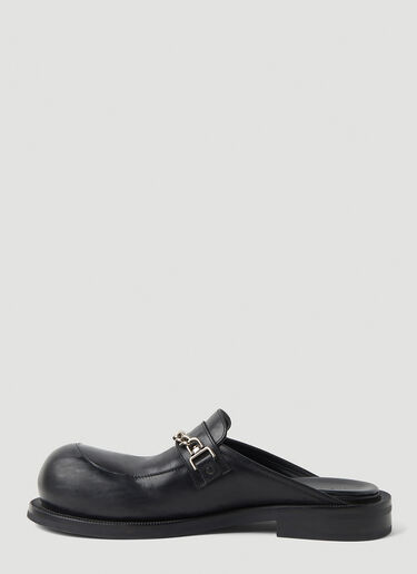 Martine Rose 圆头链条穆勒鞋 黑色 mtr0152015