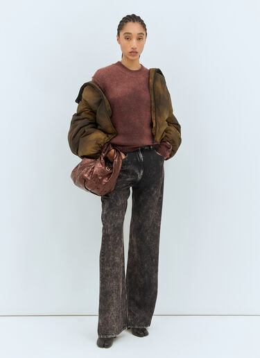 Acne Studios Sprayed Knit Sweater Burgundy acn0258010