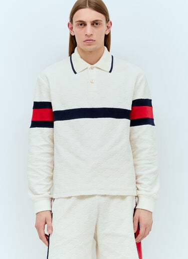 互扣字母 G 毛圈布 Polo 衫 Gucci 互扣字母 G 毛圈布 Polo 衫 乳白色 guc0155008