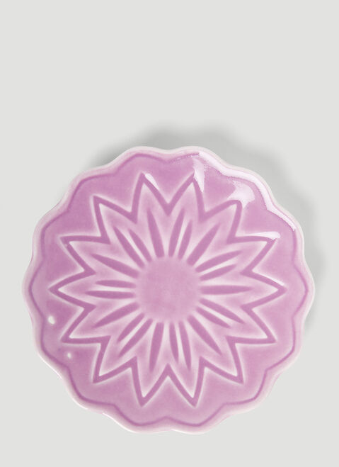 More Joy Flower Plate Black mjy0349016