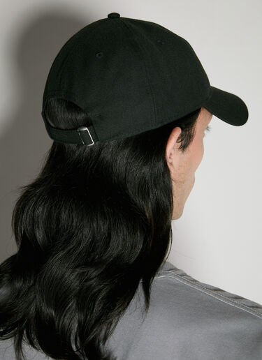 Yohji Yamamoto Logo Embroidery Baseball Cap Black yoy0154018