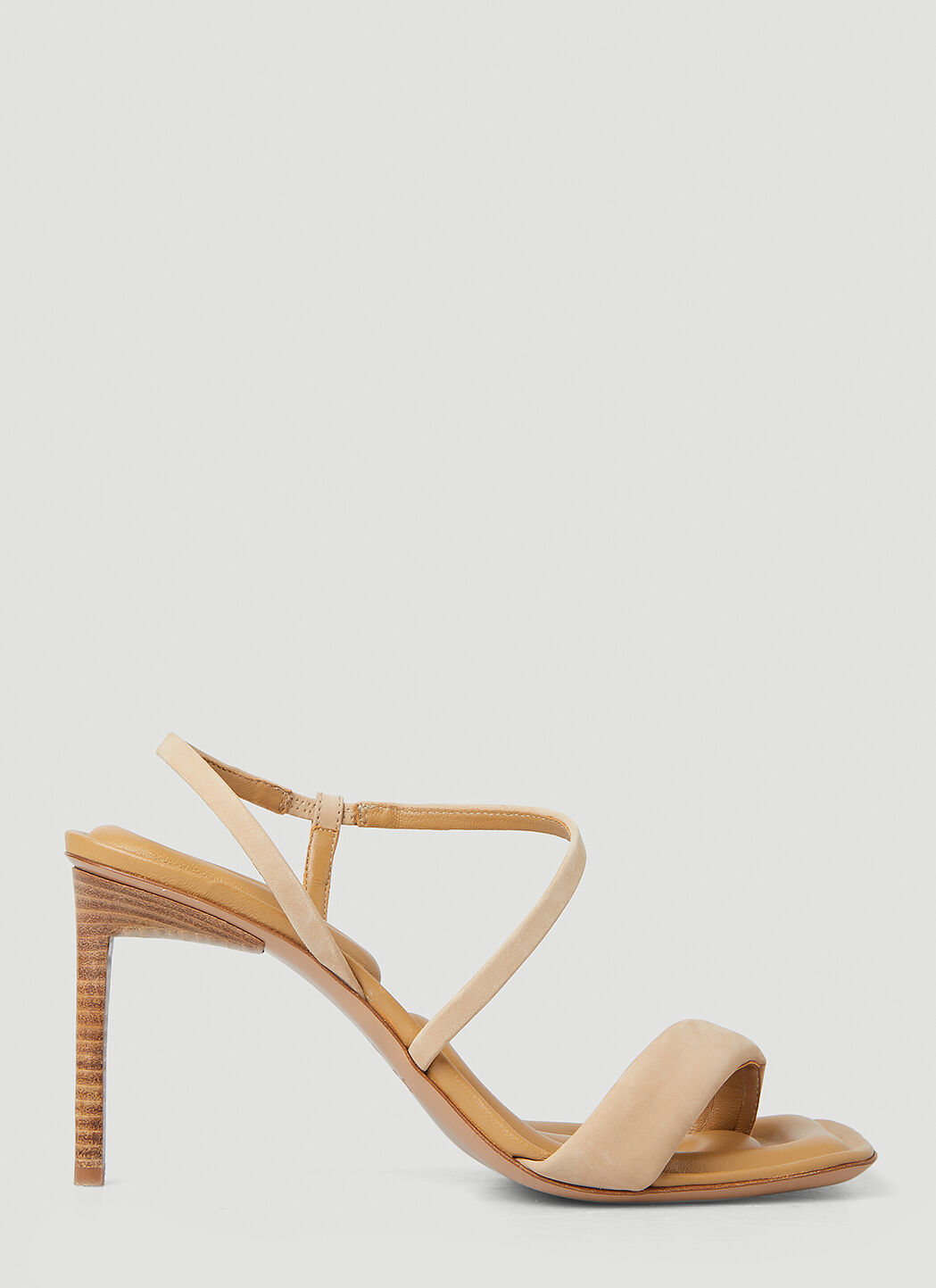 Jacquemus Les Sandals Limone High Heels in Beige LN CC