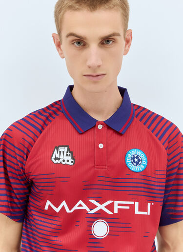 Metalwood x Maxfli Maxfli Statue Polo Shirt Red mem0158002