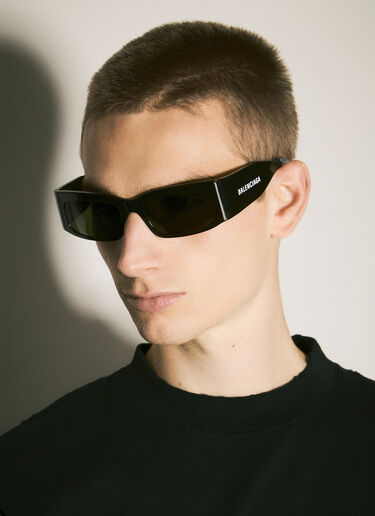 Balenciaga Rectangle Sunglasses Green bcs0356004