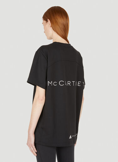 adidas by Stella McCartney Classic Logo Print T-Shirt Black asm0247003
