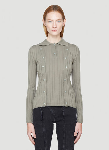 Jacquemus La Maille Baho Top Green jac0242093