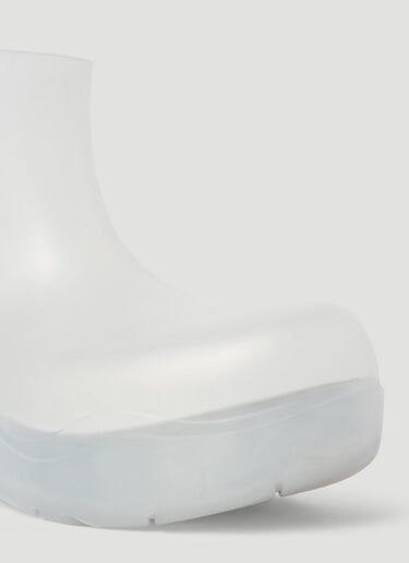 Bottega Veneta Puddle Glass Boots White bov0250045
