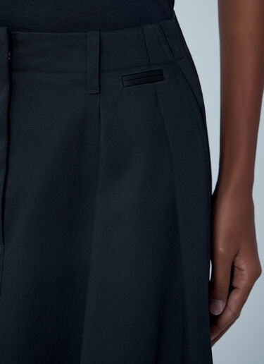 Moncler Cotton Midi Skirt Black mon0262037