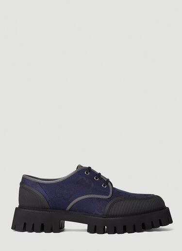 Gucci GG Lace-Up Shoes Navy guc0152087