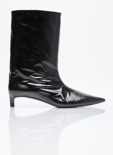 Leather Ankle Boots Jil Sander Leather Ankle Boots Black jil0255037