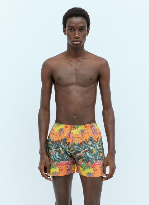 ERL Printed Briefs Blue erl0154020