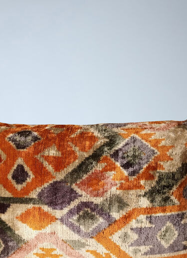 Geometric Patterned Cushion Les-Ottomans Geometric Patterned Cushion Multicolour wps0692039