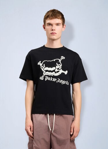 LN-CC® - Palm Angels: Skull T-Shirt - Black Palm Angels Skull T-Shirt Black pma0164090