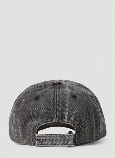 Acne Studios 方脸贴饰棒球帽 灰色 acn0351003