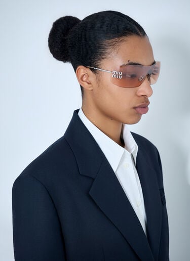 Miu Miu B53S 太阳镜 银色 lmu0364009