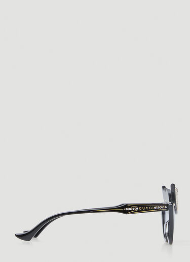Gucci Hollywood Forever 猫眼太阳镜 黑 guc0247360
