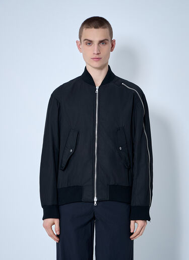 Dries Van Noten 尼龙飞行员夹克  黑色 dvn0160003