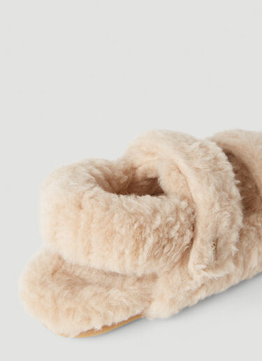 Max Mara 샌디아 시어링 샌들 베이지 max0251034