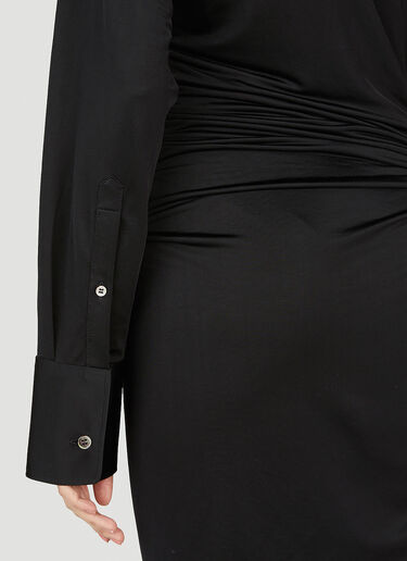 Cowl Neck Dress Alexander Wang Cowl Neck Dress Black awg0252001