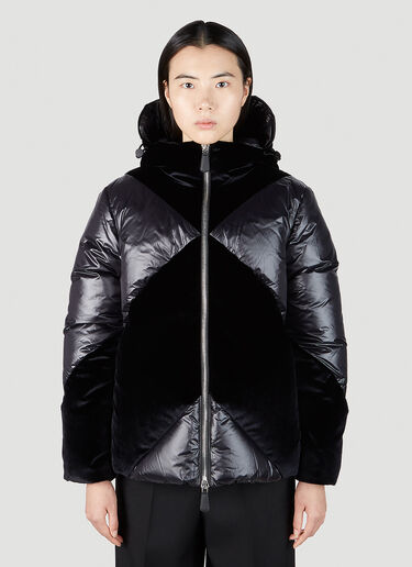 Chevron Puffer Jacket Burberry Chevron Puffer Jacket Black bur0251004