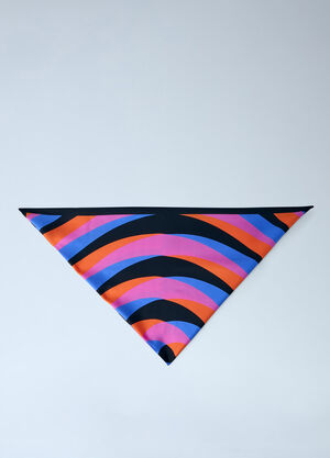 Dries Van Noten Geometric Patterned Silk Scarf Multicolor dvn0264018