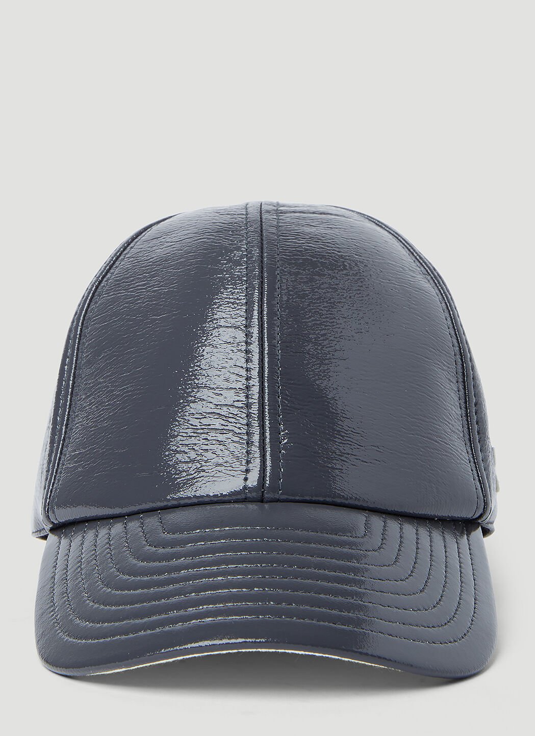 Courrèges Signature Vinyle Baseball Cap Grey cou0156001