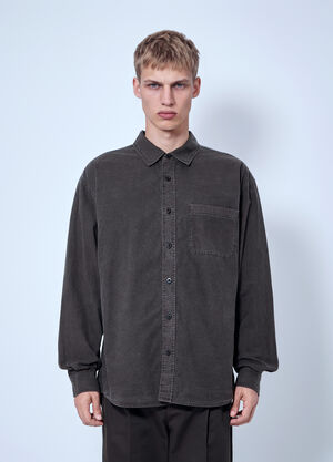 The Row Sadel Shirt Grey row0166006