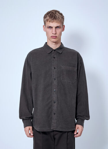 LN-CC® - The Row: Sadel Shirt - Grey The Row Sadel Shirt Grey row0166006