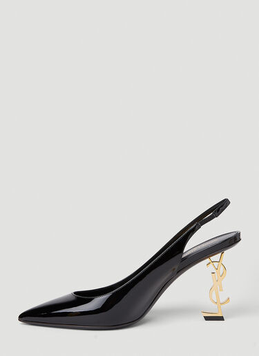 Saint Laurent Opyum Slingback Heels Black sla0251151