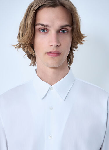 Dries Van Noten Capero Cotton Poplin Shirt White dvn0163006