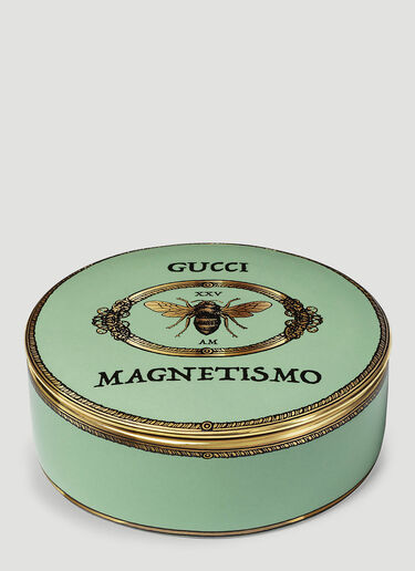 Gucci Bee Magnetismo Round Box Green wps0680011