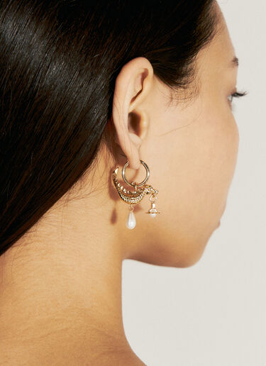 Vivienne Westwood Dragon Earrings Gold vww0256010