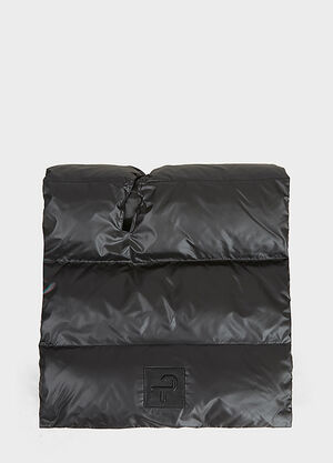 Common Leisure Puffer Blanket Scarf Black cml0248009